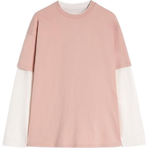 Jil Sander t-shirt girocollo in cotone - rosa