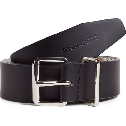 DSQUARED2 cintura in pelle - nero