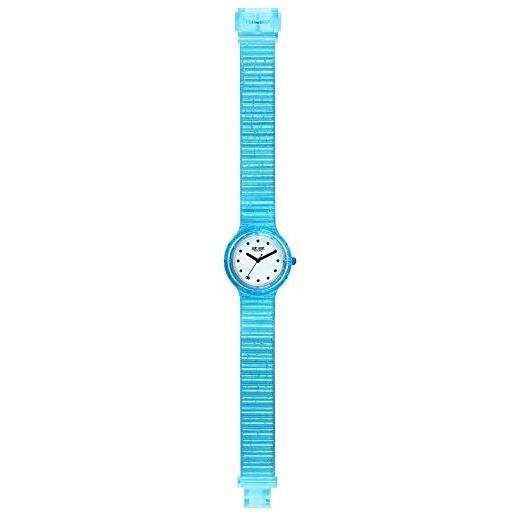 HIP HOP orologio solo tempo bubble per bambina con cinturino in silicone blu con bolle resistente all'acqua hwu1010