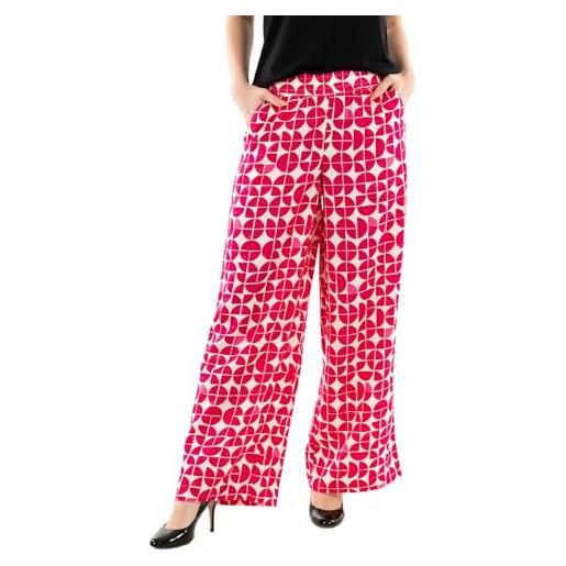 Ichi ihnasreen pa pantaloni eleganti da uomo, 202937/love potion graphic aop, 44 donna