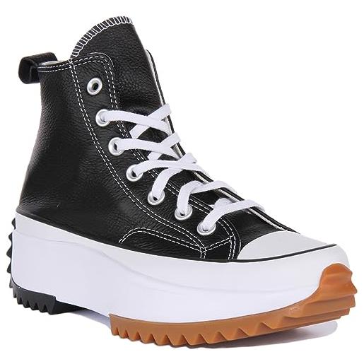CONVERSE a04292c run star hike donna, black/white/gum eu 35.5