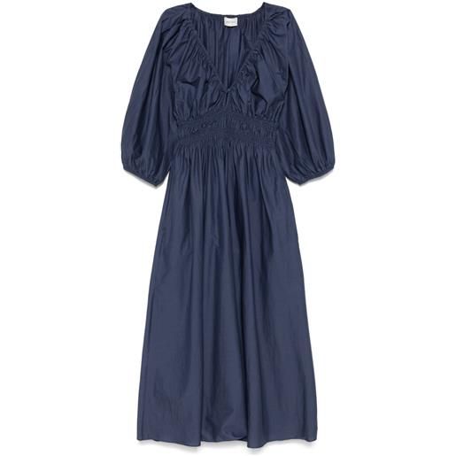 Matteau abito in cotone biologico - blu