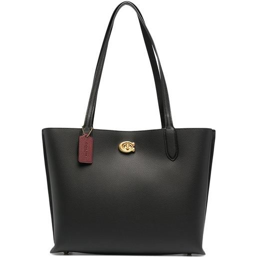 Coach borsa tote oversize - nero