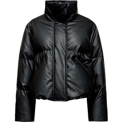 MM6 Maison Margiela piumino a collo alto - nero