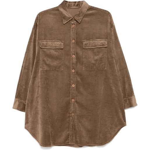 Transit camicia a coste - marrone