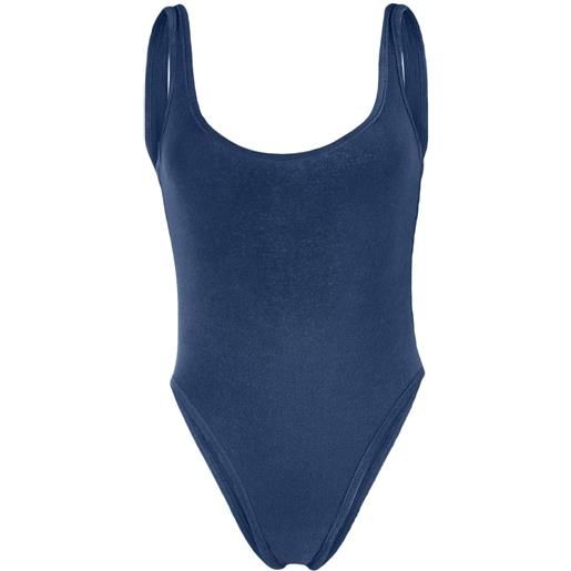 ZIMMERMANN body high tide con scollo ampio - blu