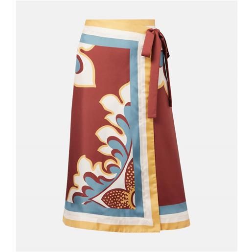 La DoubleJ pareo in seta con stampa