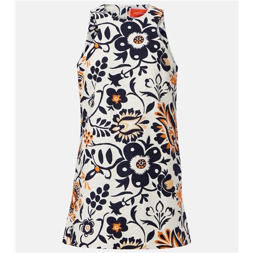 La DoubleJ abito corto racer in popeline di cotone