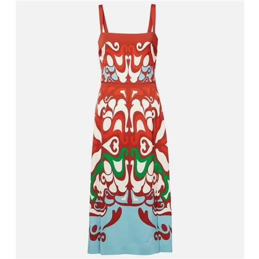 La DoubleJ abito midi buy me a martini in raso