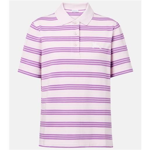 Burberry polo icon stripe in cotone