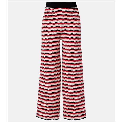 La DoubleJ pantaloni a gamba larga in maglia