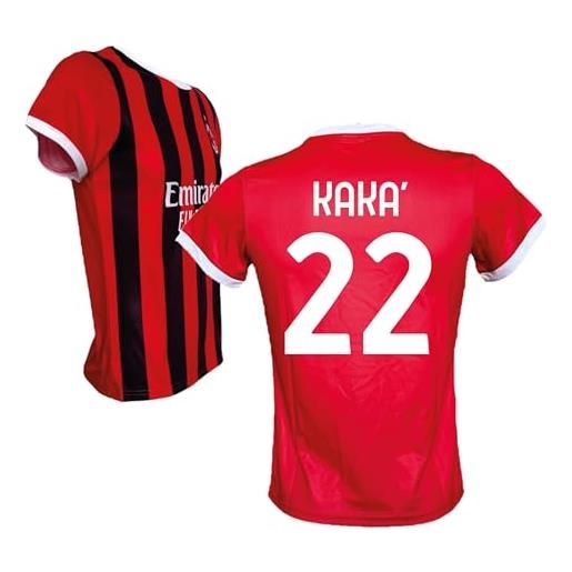 ACM 1899 ac milan maglia kaka 22 replica ufficiale 2024/25, rossonera a strisce kaka' (it, testo, m, rosso)