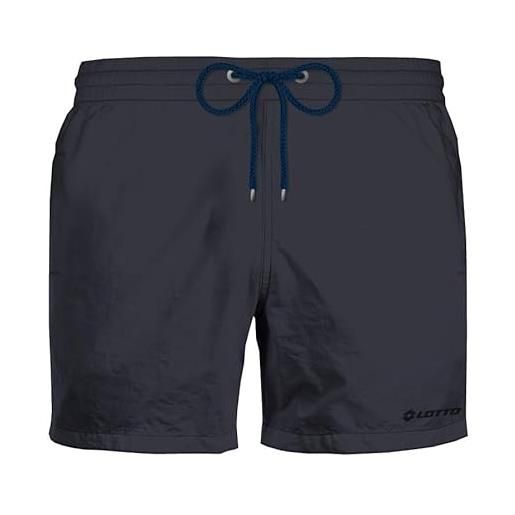 Lotto costume uomo calibrato oversize boxer mare pantaloncini da bagno art. 248301 (blu, 4xl)
