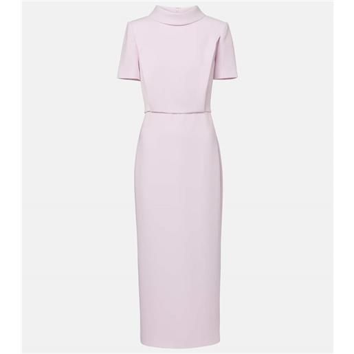 Roland Mouret abito midi in cady