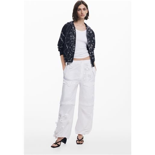 Desigual pantaloni convertibili a fiori tyler mc. Gillivary