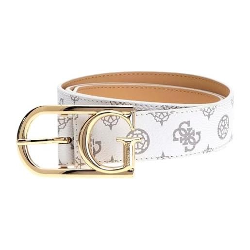 GUESS dorys belt w95 white logo