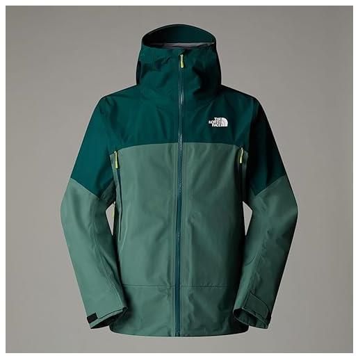 The north face nf0a8976wuo1 men's jazzi 3l gtx jacket giacca uomo anthracite grey/tnf bla taglia l