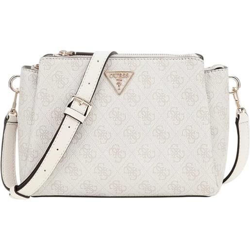GUESS tracolla noelle 4g logo - hwbg7879120 - bianco