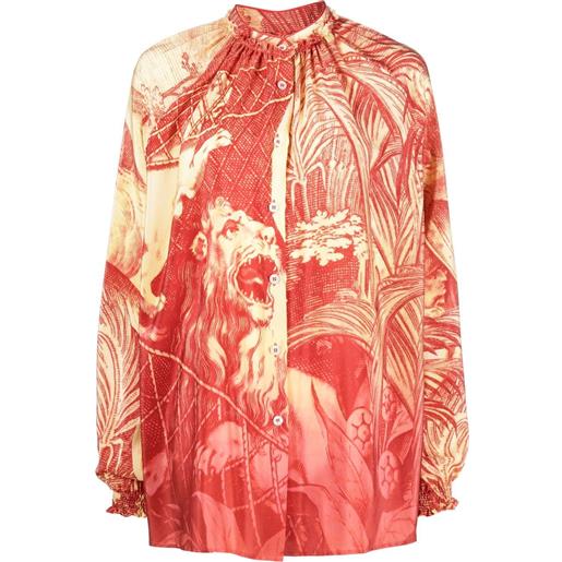 F.R.S For Restless Sleepers blusa con stampa - rosso