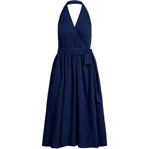 Polo Ralph Lauren abito smanicato in cotone - blu