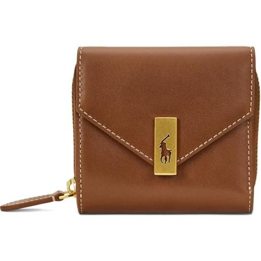 Polo Ralph Lauren portafoglio con battente - marrone