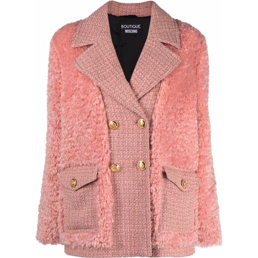 Boutique Moschino blazer doppiopetto - rosa