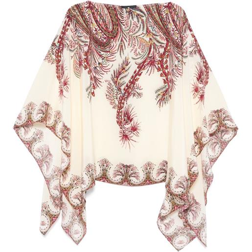 ETRO blusa in seta - toni neutri