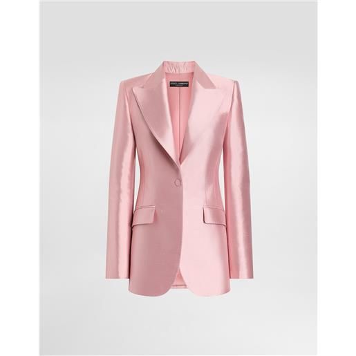Dolce & Gabbana giacca monopetto in shantung di seta