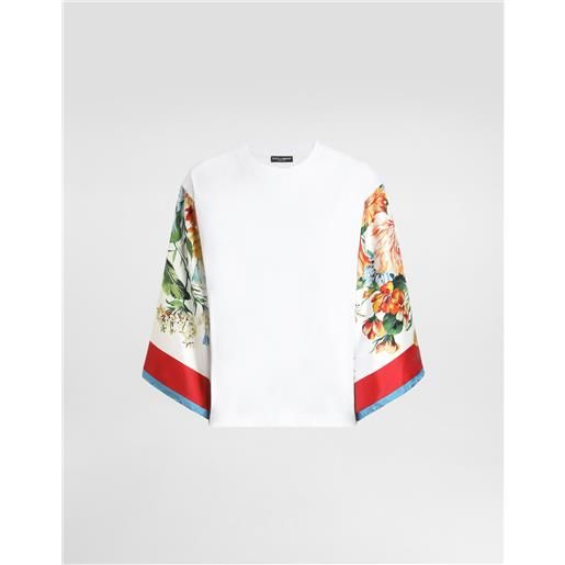 Dolce & Gabbana t-shirt manica corta con foulard