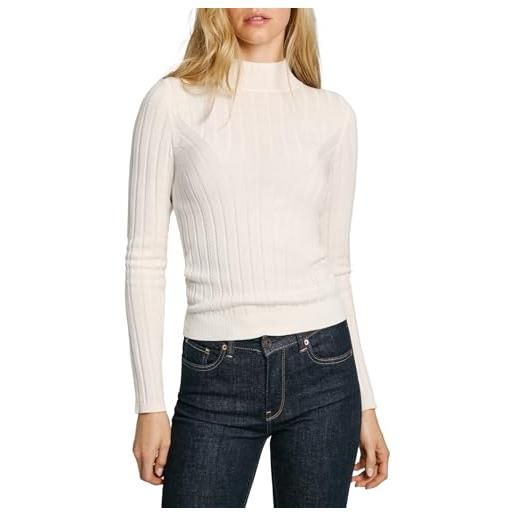 Pepe Jeans izabel turtleneck maglieria, grigio (grigio chiaro), l donna