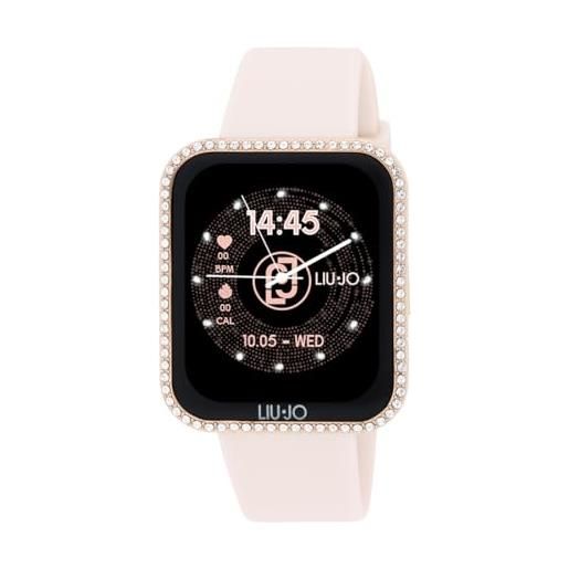 Liu Jo - smartwatch da donna in gomma - mini slim swlj169 - display da 1.65 amoled - compatibilità con ios e android - funzione fitness - chiamata vocale tramite dispositivo - impermeabile ip67
