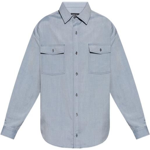 Giorgio Armani camicia azzurra - blu
