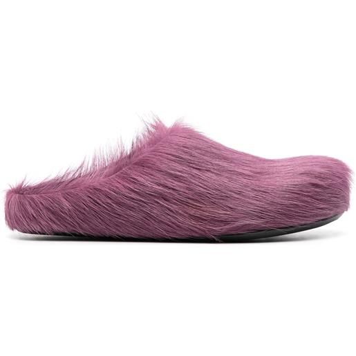 Marni mules fussbett sabot - viola