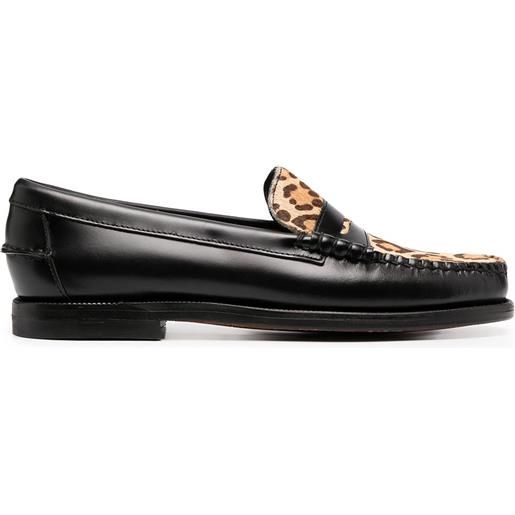Sebago mocassini con stampa - nero