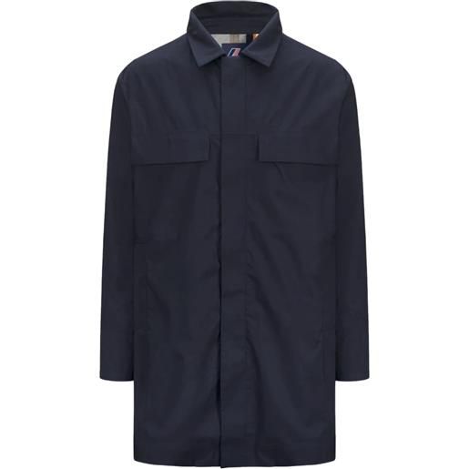 K-Way cappotto in misto cotone - blu