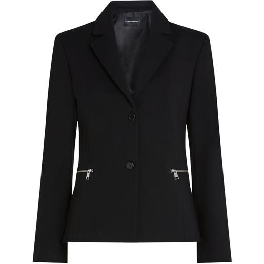 Karl Lagerfeld blazer sartoriale - nero