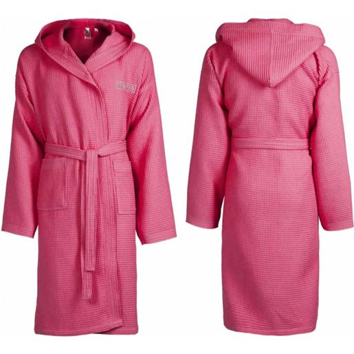 Accappatoio arena a nido d'ape con cappuccio waffle jr