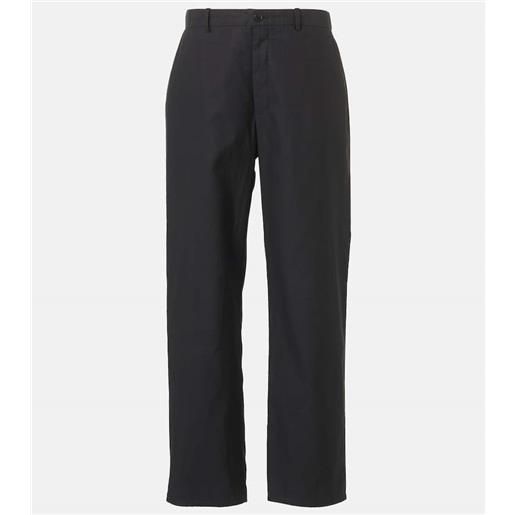 The Row pantaloni regular zuzana in cotone