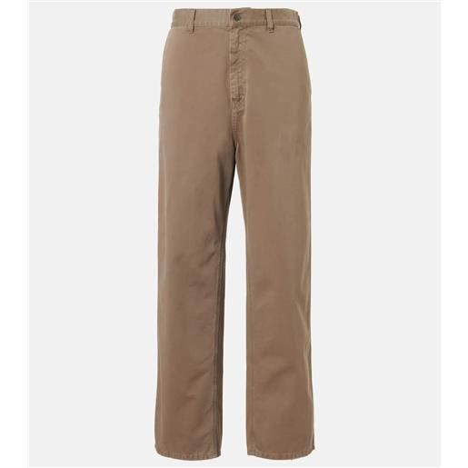 The Row pantaloni a gamba larga sharka in cotone