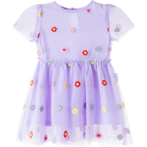 Stella McCartney Kids baby - abito in tulle con ricamo