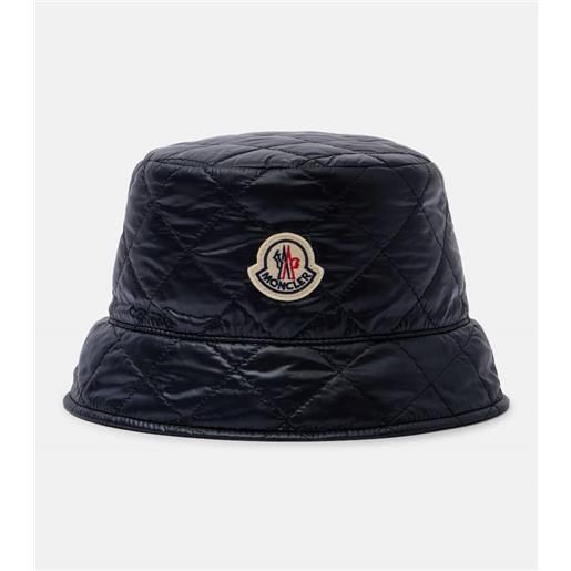 ハット Moncler Cappello Pescatore In Nylon Moncler Nylon Bucket Hat Navy at CareOfCarl.com