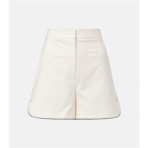 Max Mara shorts orbit in canvas di misto cotone