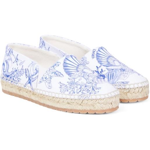 Versace Kids espadrillas coral theatre in canvas