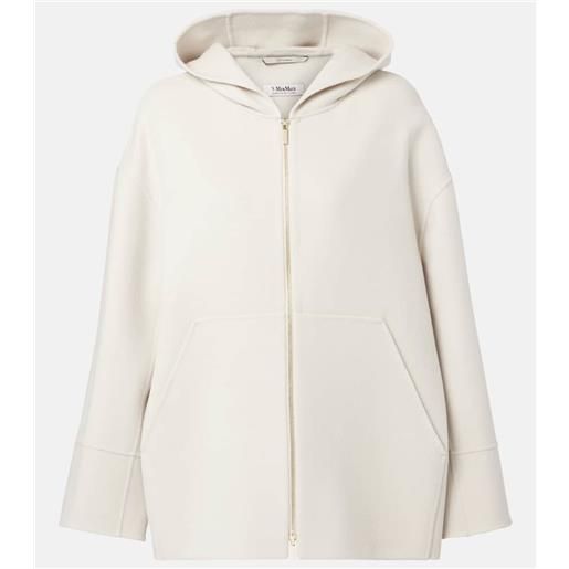 'S Max Mara felpa con cappuccio romino in lana vergine