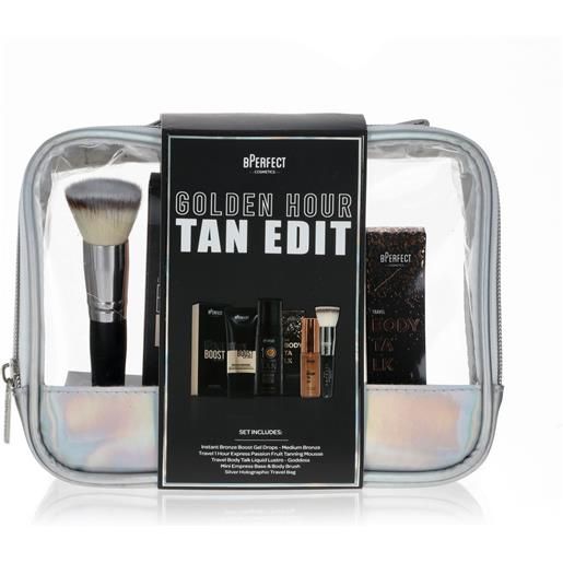 BPerfect kit 3 autoabbronzanti da viaggio con trousse e pennello