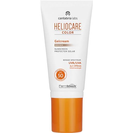 Heliocare color gel cream brown 50 crema colorata protezione solare 50 ml