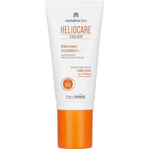 Heliocare color gel cream light 50 crema colorata protezione solare 50 ml