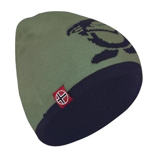 Trollkids troll cappello per bambini, muschio/blu mistico, 52-56