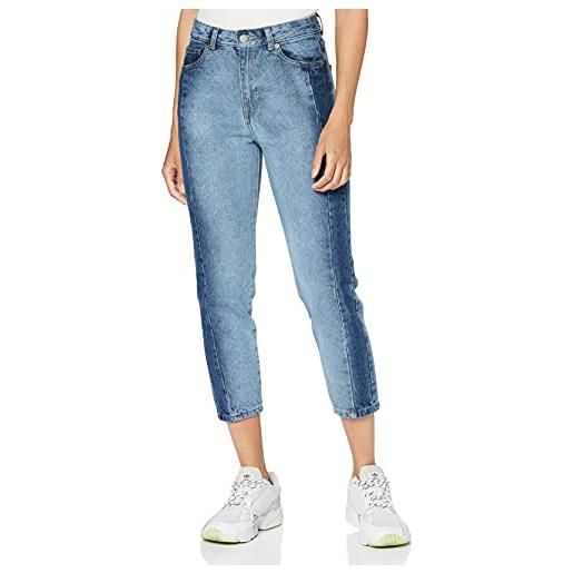 Dr. Denim pepper jeans straight, blu (dual blue s40), 33w / 28l donna