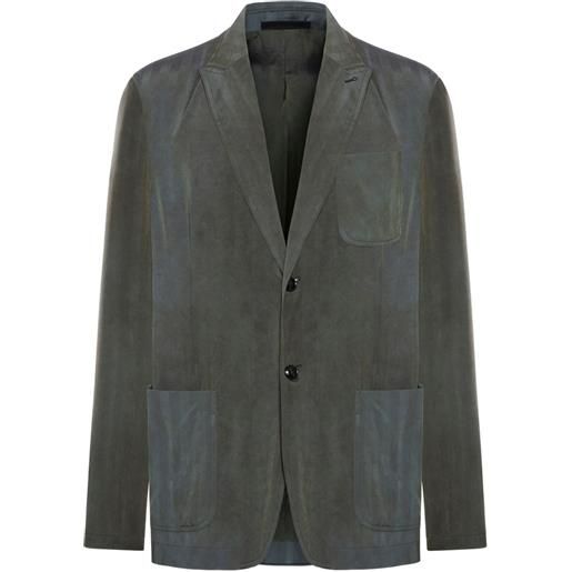 Giorgio Armani blazer monopetto - verde